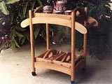 Furniture Accents Trolley Cart & Trays Reflections