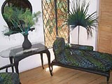 Furniture Design Tropical Hard Wood Batik Fabric