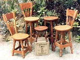 Mahogany Wood Kitchen Furniture Cooks Tables & Kitchen Stools