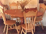 Furniture Accents Café Table & Chairs Pedestal