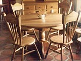 Kitchen Pedestal Table Café Chairs